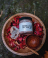 Hibiscus Rose Clay Powder in roses clay mask