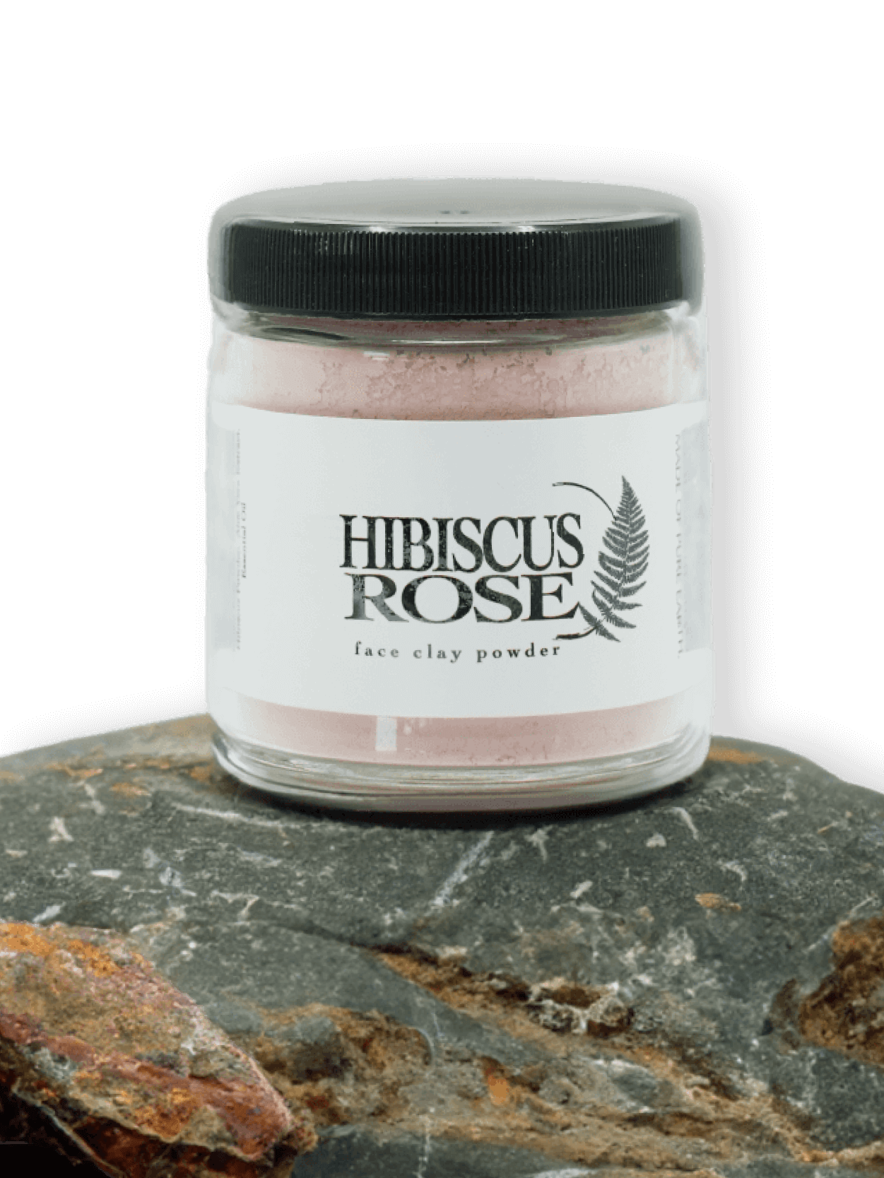 Hibiscus Rose Clay Powder in roses clay mask