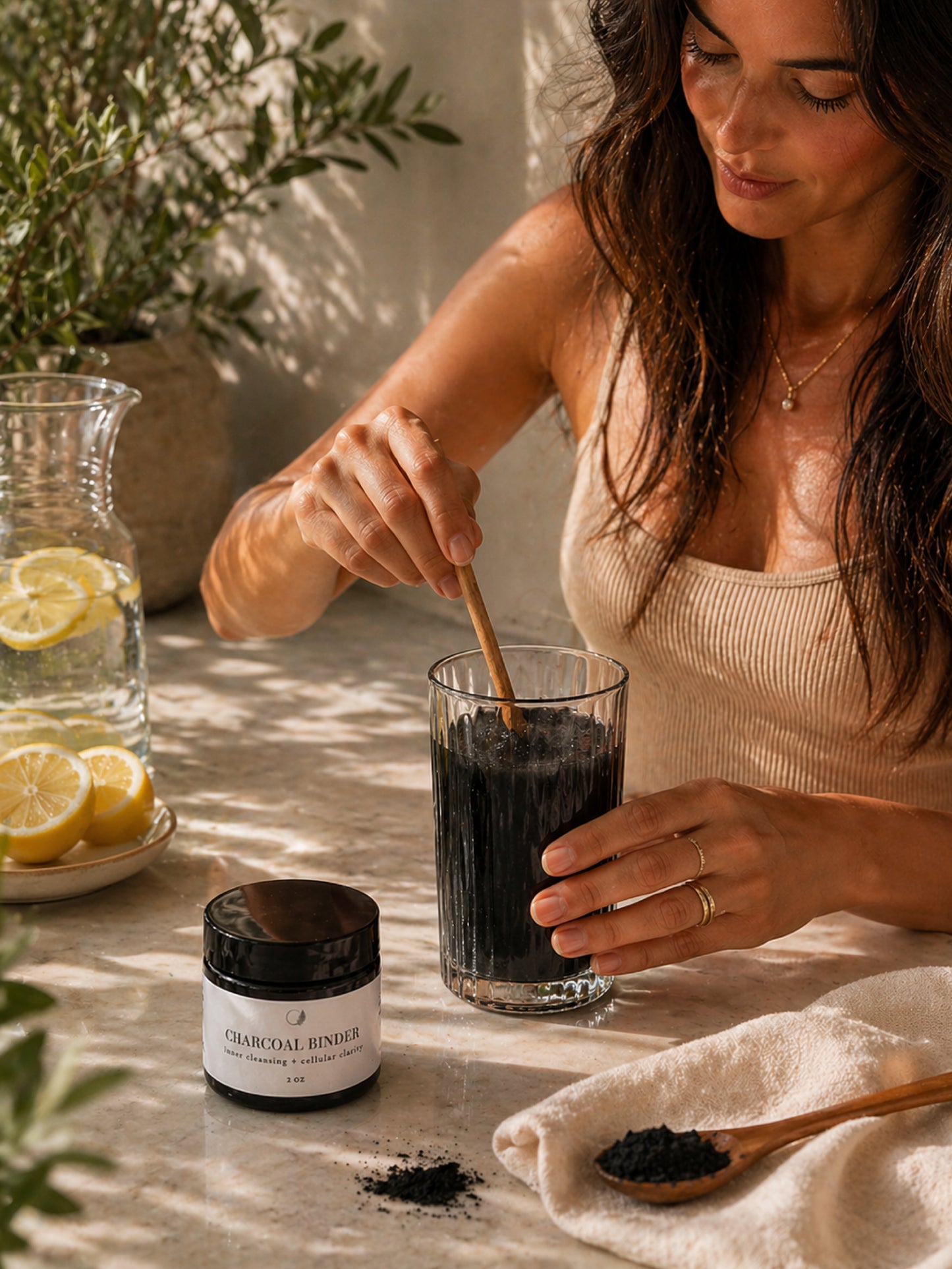 Mix ½–1 teaspoon of Charcoal Binder Cleanser into water and drink away from meals, supplements, or medications. Use as needed for detox support, digestive reset days, or travel-related cleansing. Follow with adequate hydration and mineral replenishment to support balance.