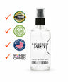 Magnesium Mist ingredients including lavender, ylang ylang, geranium, and cedarwood essential oils